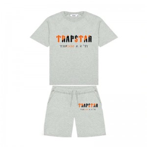 Trapstar It's A Secret Set Shorts Herre Grå Danmark | OH14-438
