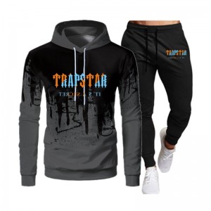 Trapstar It's a Secret Printed Logo Træningsdragt Herre Grå Danmark | VA13-395