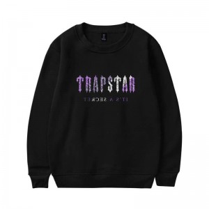Trapstar It's a Secret Shining Galaxy Sweatshirts Herre Sort Danmark | QJ79-164