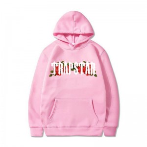 Trapstar Long Sleeve Hættetrøje Herre Lyserød Danmark | UA62-172