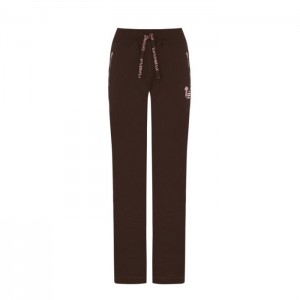 Trapstar Script Zip Leg Jogging Bottoms Bukser Dame Brune Lyserød Danmark | QO96-118
