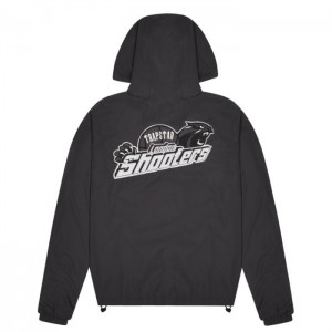 Trapstar Shooters Windbreaker Overtøj Herre Sort Danmark | RT84-871