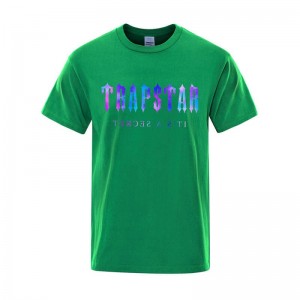 Trapstar Soft Kort Sleeve T Shirts Herre Grøn Danmark | HL11-914