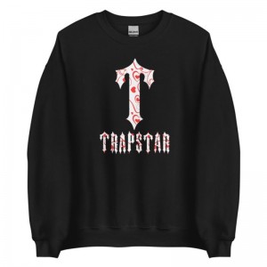 Trapstar T-For Sweatshirts Herre Sort Danmark | OK17-133