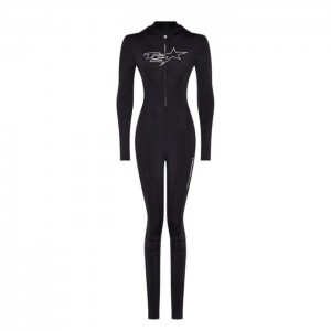 Trapstar TS Star Bodystocking Dame Sort Hvide Danmark | PZ30-197