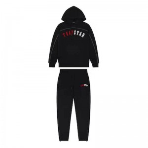 Trapstar Warm Irongate Arch Chenille Træningsdragt Herre Sort Danmark | YP26-604